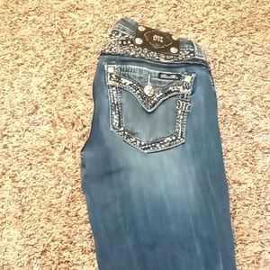 Size 25 miss me boot cut jeans
